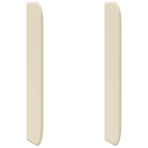 vidaXL Oreja de cabecero Crema 80 x 16 x 4 cm PVC