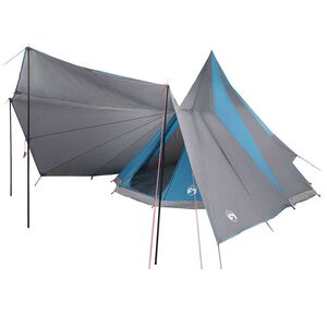 vidaXL Tienda Tipi Familiar Tipi Azul y gris 510 x 690 x 330 cm