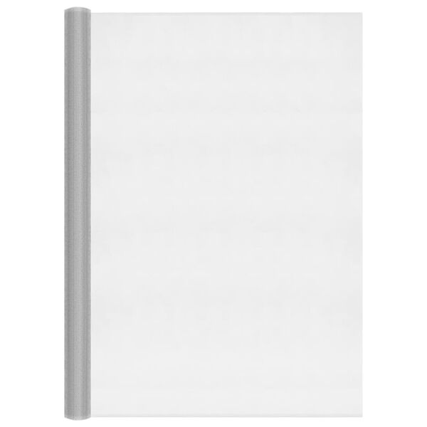 vidaXL Malla mosquitera de aluminio plateada 112x500 cm