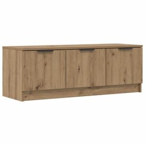 vidaXL Mueble de TV madera contrachapada artisan roble 102x35x36,5 cm