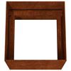 vidaXL Jardinera de acero corten 40x41x40 cm