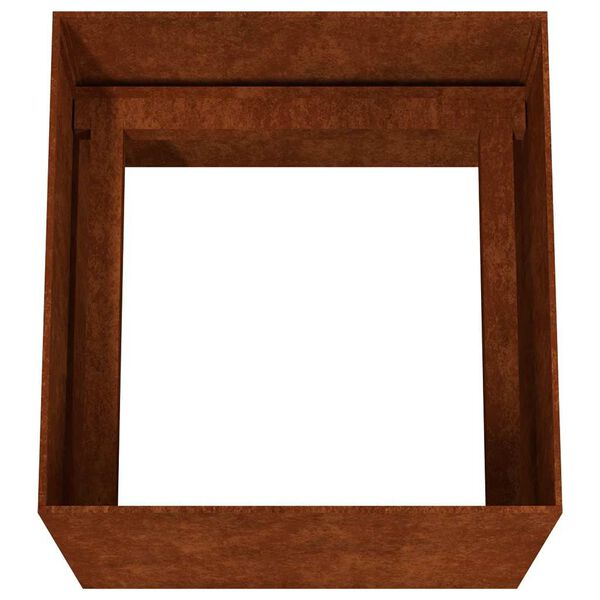 vidaXL Jardinera de acero corten 40x41x40 cm