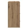 vidaXL Vitrina Roble artesanal 40 x 33 x 70 cm Madera contrachapada