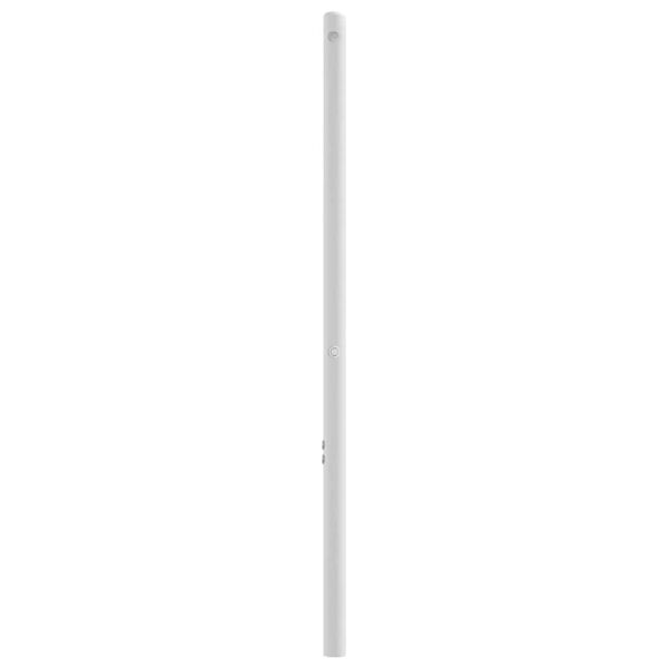vidaXL Cabecero de repuesto de metal blanco 75 cm