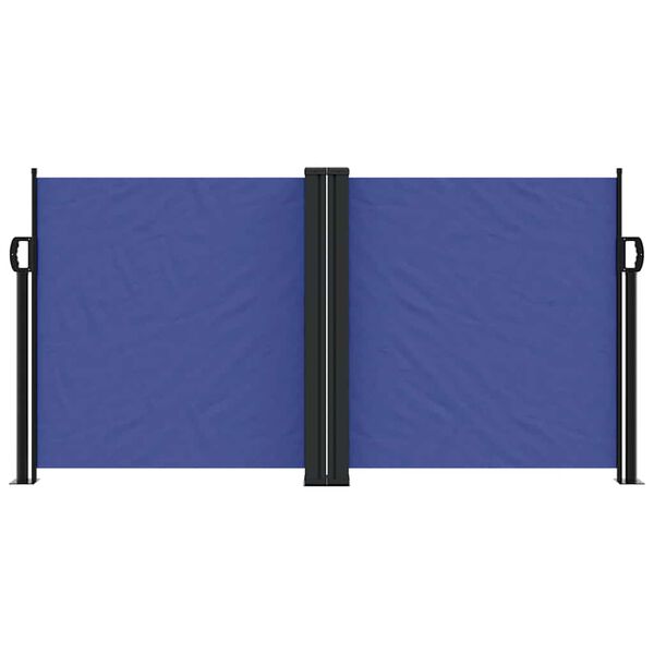 vidaXL Toldo lateral retr&aacute;ctil azul 120x1200 cm