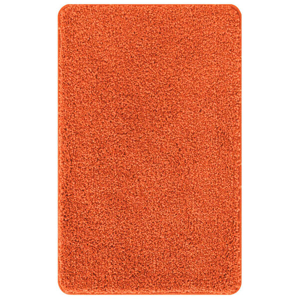 vidaXL Alfombrilla de ba&ntilde;o antideslizante Naranja 60 x 90 cm PP