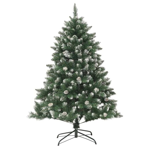vidaXL &Aacute;rbol de Navidad artificial Verde 150 cm PVC, Pl&aacute;stico y Acero