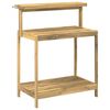 vidaXL Banco de Trasplante Exterior 86,5 x 48,5 x 106 cm Blanco