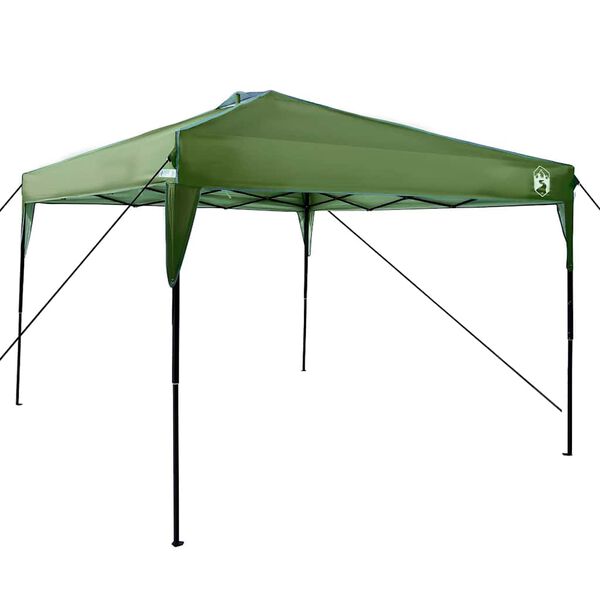 vidaXL Carpa Dosel Manual Verde 290 x 290 x 251 cm tela