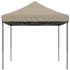 vidaXL Tienda de fiesta plegable Pop-Up taupe 440x292x315 cm