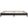 vidaXL Estructura de cama con somier cuero sint&eacute;tico negro 200x200 cm