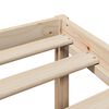 vidaXL Cama personas mayores con cabecero madera maciza pino 90x190 cm