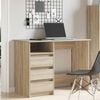 vidaXL Escritorio de madera de ingenier&iacute;a roble Sonoma 102x50x75 cm
