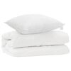 vidaXL Juego de Edred&oacute;n con almohada 2 uds. Microfibra