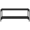 vidaXL Gabinete de TV Roble Negro 100x33x41cm