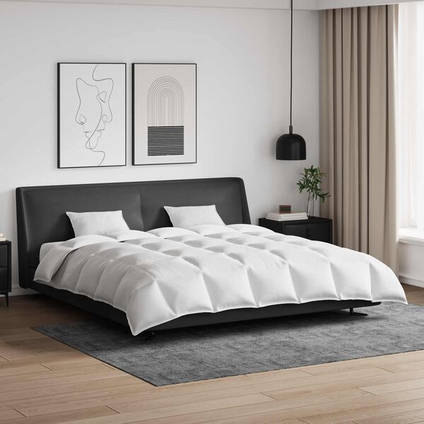 vidaXL Juego de Edred&oacute;n con almohada 3 pcs Pluma de pato