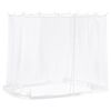 vidaXL Red contra mosquitos para gazebo 220 mesh Blanco 2 x 2 x 2 m