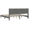 vidaXL Estructura de cama Gris oscuro 180 x 200 cm Terciopelo