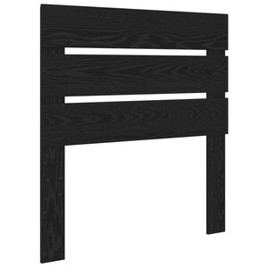 vidaXL Cabecero Roble Negro 75 cm Madera de ingenier&iacute;a