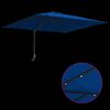 vidaXL Parasol de jardín Azul azur 248.5 x 247.5 x 160 cm tela