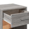 vidaXL Mesita de noche madera de ingenier&iacute;a gris Sonoma 35x34x65 cm