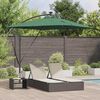 vidaXL Parasol de cantilever tipo pl&aacute;tano Verde 249 x 249 x 250 cm