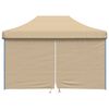 vidaXL Carpa de Fiesta Beige 279 x 410 x 315 cm Tela Oxford