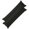 vidaXL Coj&iacute;n con almohada HOUTEN 2 uds. Negro Poli&eacute;ster