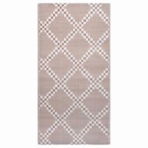 vidaXL Alfombra exterior ARAKIL marr&oacute;n 160x230 cm PP