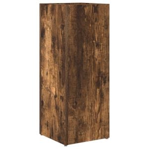 vidaXL Soporte de Sombrilla Roble ahumado 25 x 24,5 x 64 cm