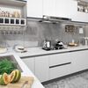 vidaXL Láminas autoadhesivas muebles PVC blanco 500x90 cm
