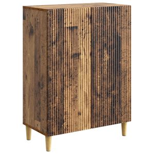 vidaXL Aparador Madera envejecida 66 x 34,5 x 90 cm
