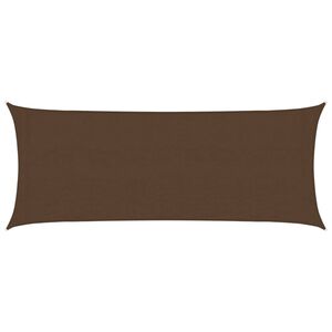 vidaXL Toldo de vela HDPE marr&oacute;n 160 g/m&sup2; 2x4,5 m