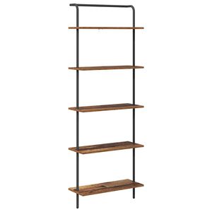vidaXL Estante de libros Madera vieja 60 x 24 x 168 cm