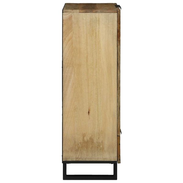 vidaXL Highboard Marrón 60 x 33 x 100 cm madera maciza de mango