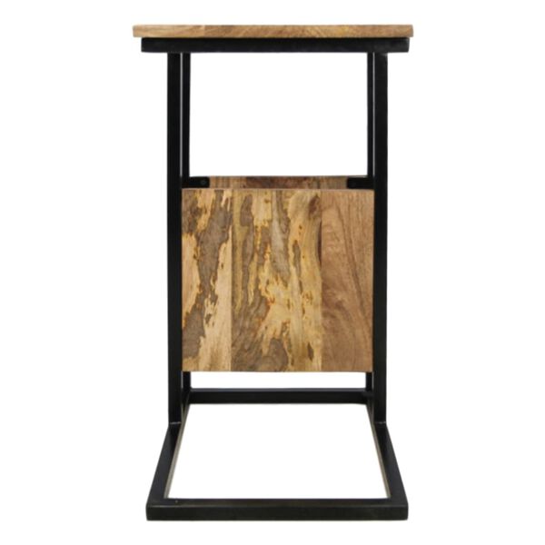 HSM Collection Mesa auxiliar y revistero 34x40x68 cm