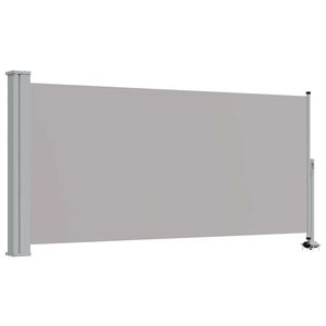 vidaXL Toldo lateral retr&aacute;ctil para patio 120x300 cm gris