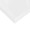 vidaXL Estante flotante de pared blanco brillante MDF 80x23,5x3,8 cm