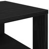 vidaXL Mueble zapatero madera contrachapada negro 61x32x105 cm