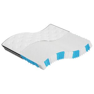 vidaXL Colch&oacute;n de muelles ensacados firmeza media 180x200 cm