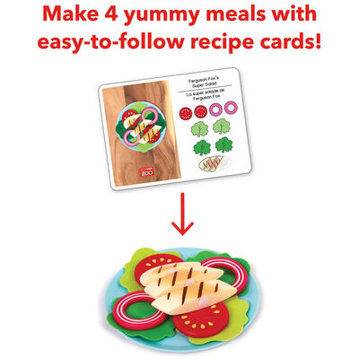 Skip Hop Kit de comida de juguete del pequeño chef Zoo