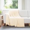 vidaXL Mantitas de Sof&aacute; 24 pcs Crema 200 x 150 cm Lana