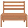 vidaXL Juego muebles de jardín 6 pzas madera maciza pino marrón miel