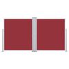 vidaXL Toldo lateral retráctil rojo 170x600 cm