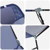 vidaXL Tumbona plegable Azul Marino 182 x 55 x 85.5cm Textileno