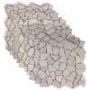 vidaXL Baldosas de Mosaico Crema 30 x 30 cm M&aacute;rmol