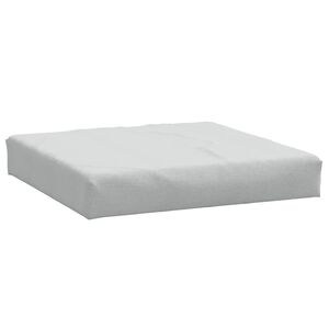 vidaXL Coj&iacute;n para sof&aacute; de palets tela gris claro melange 60x60x9,5 cm