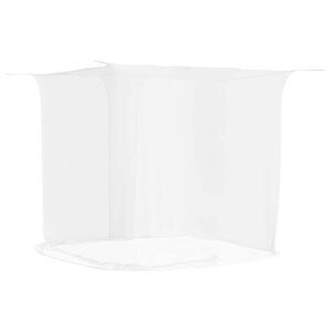 vidaXL Mosquitera colgante 156 malla blanca 220x100x150 cm