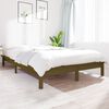 vidaXL Estructura de cama madera maciza de pino marr&oacute;n miel 200x200 cm