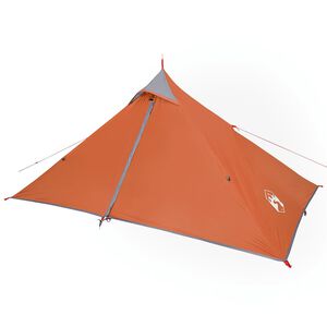 vidaXL Tienda colgante tipi para 1 persona impermeable naranja